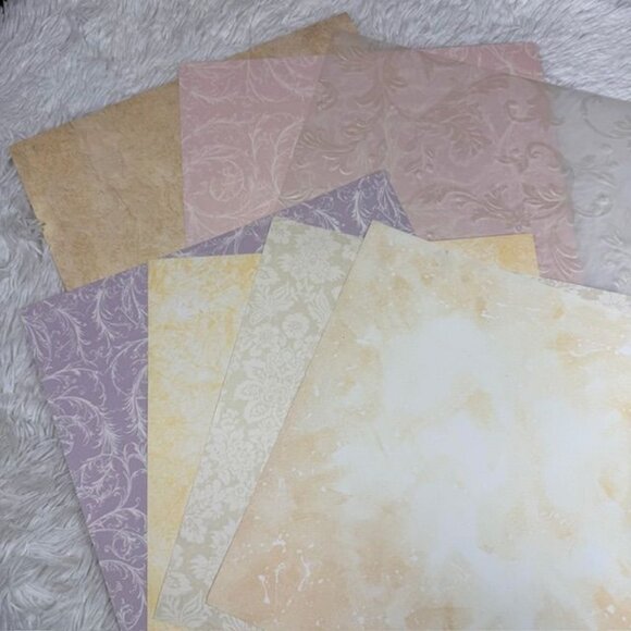 Vintage K & Company 13.75" x 12.5" English Floral Scrapbook Kit Papers & Vellums - Picture 10 of 16